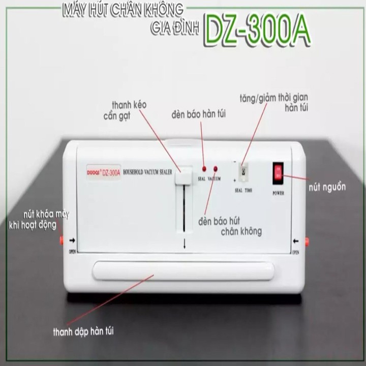 Hút Mọi Loại Túi - Máy Hút Chân Không DZ300A