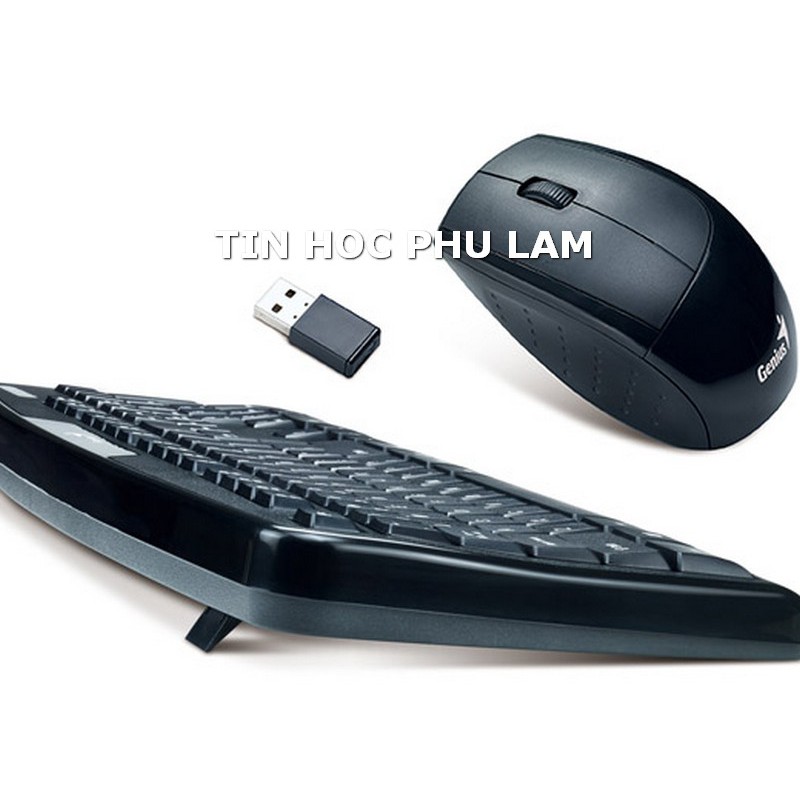 Bộ Bàn phím và chuột không dây Genius KB 8000X (Đen) | WebRaoVat - webraovat.net.vn