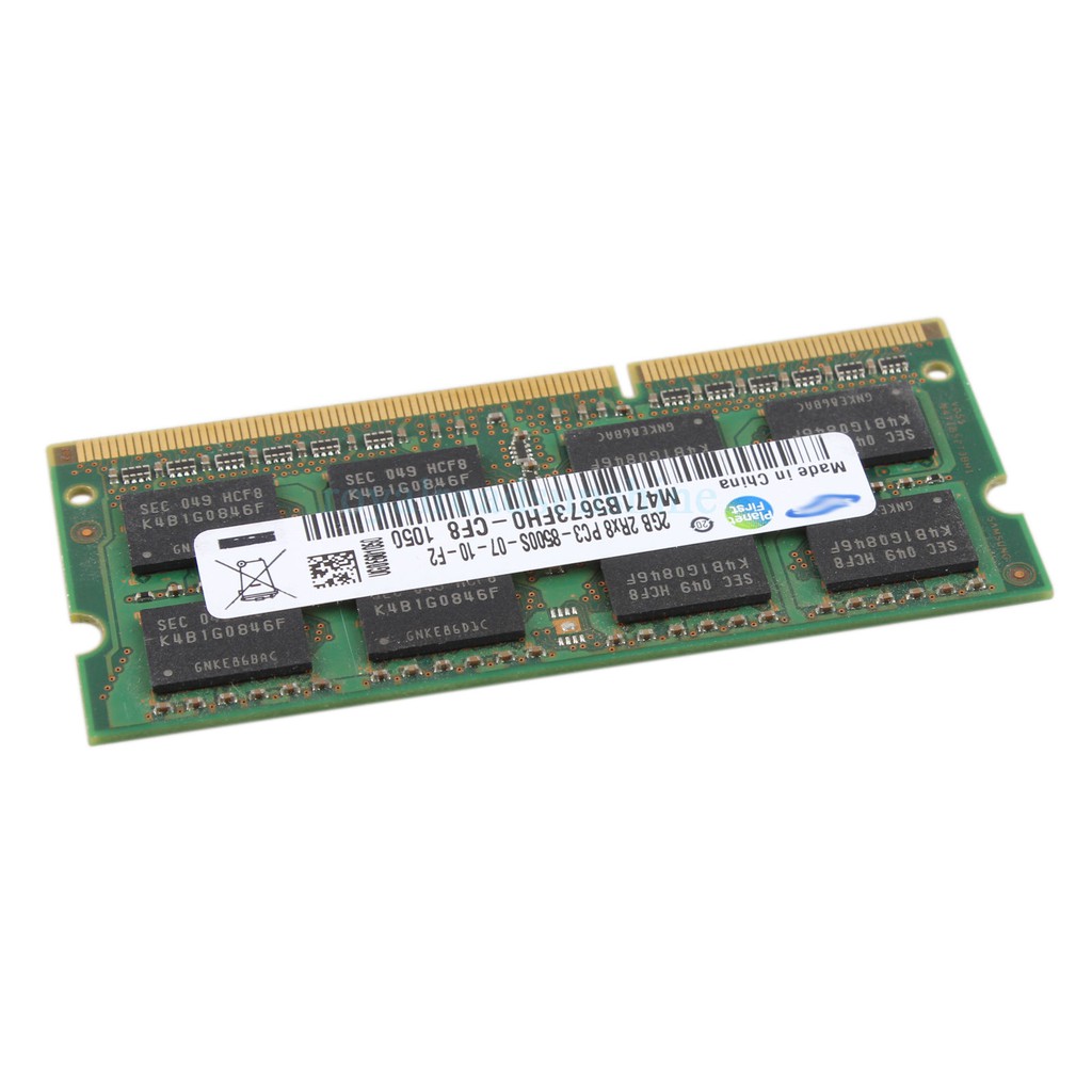 Ram Laptop Ram Samsung DDR3 2G PC3-8500S Bus 1066 Mhz BH 60 Tháng