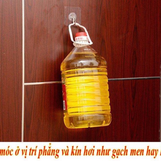 Móc dán tường trong suốt chịu lực, siêu bền, nhỏ gọn tiện lợi