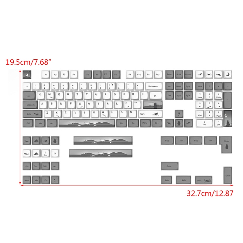 Bộ 130 Nút Bàn Phím Cho MX Switch 61 64 68 84 87 96