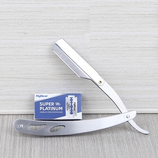 Dao cạo râu chuyên nghiệp kèm 10 dao lam cạo râu flydear
