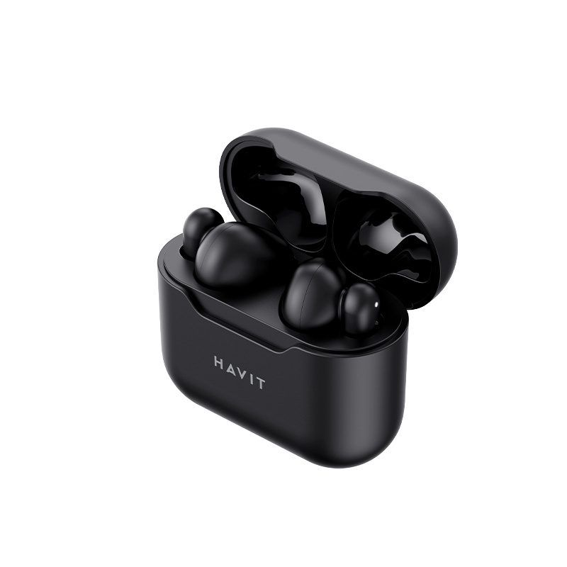 Tai Nghe Bluetooth TWS HAVIT TW960 Bluetooth 5.1, Độ Trễ Thấp, Kháng Nước IPX4, Nghe Đến 16 Giờ - Hàng chính hãng