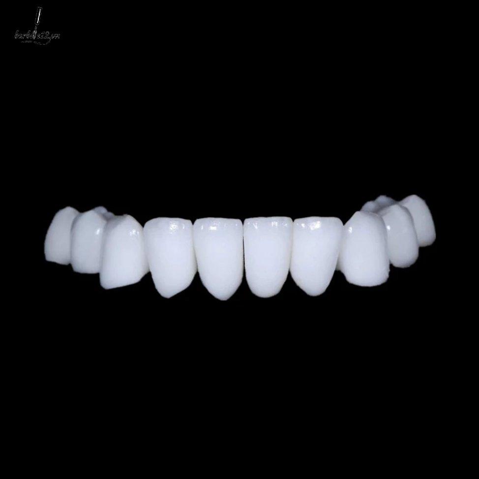 Upper And Lower Teeth Simulation Braces Five Generations Dentures Cover