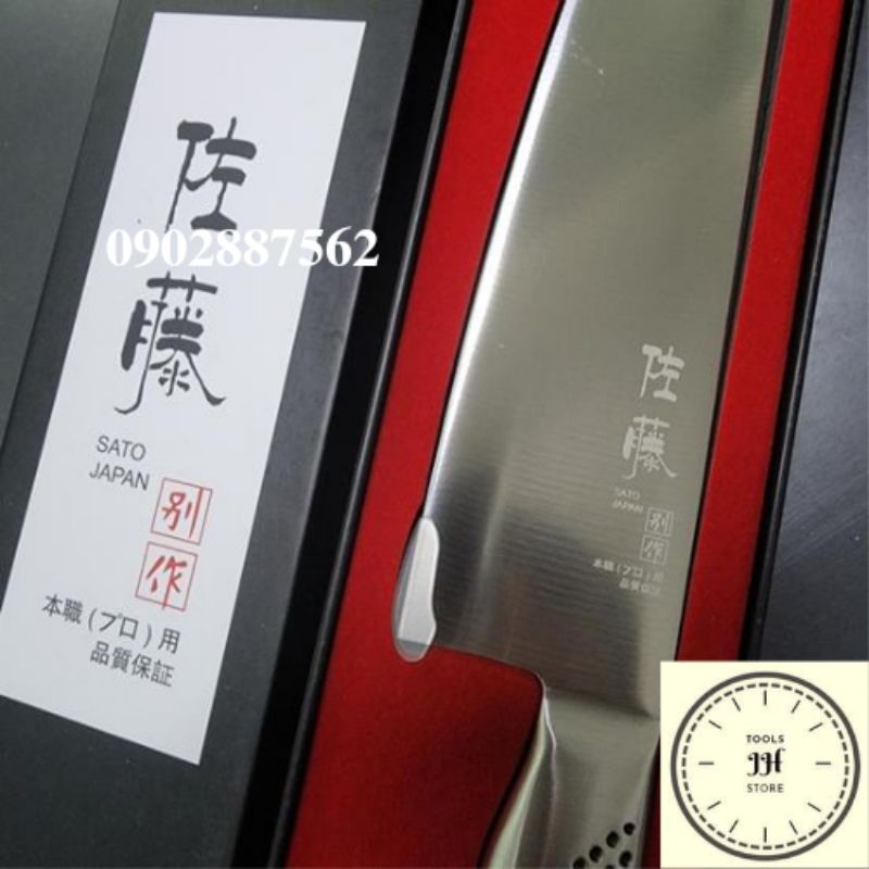 dao bếp nhật japan hàng nội địa thép full siêu sắc bén SATO JAPAN