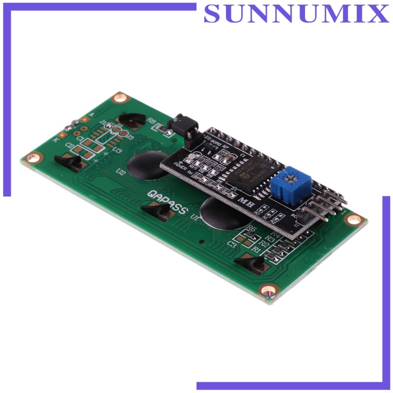 [SUNNIMIX] 1 X LCD Module Display 5V LCD 1602 IIC I2C TWI 1602 Series For - Yellow Green | BigBuy360 - bigbuy360.vn