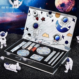 Bộ mỹ phẩm trang điểm 10 món mềm mịn như sương giữ lớp trang điểm hoàn hảo
