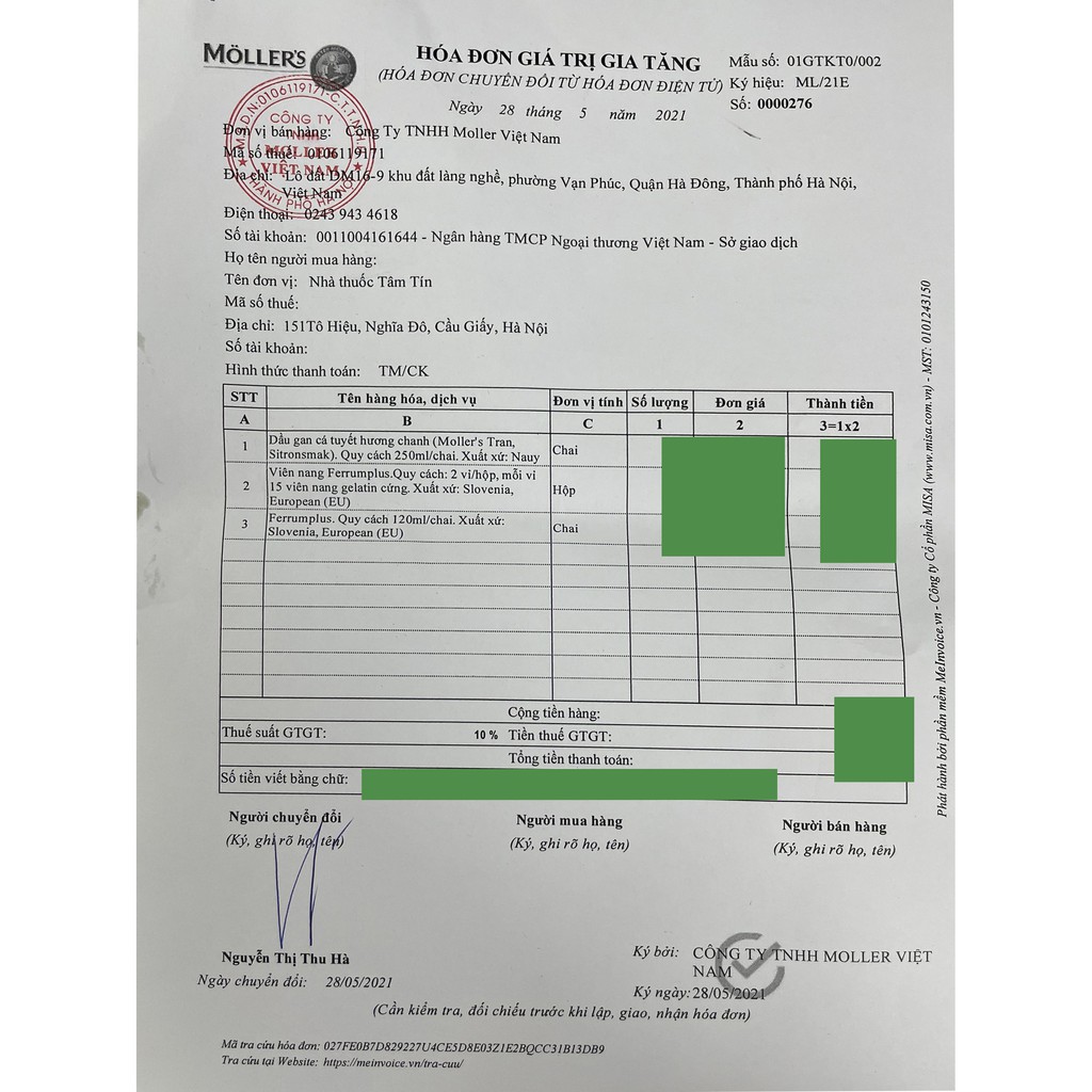 Sắt bầu không tanh không táo bón Ferrumplus - Lọ và vỉ