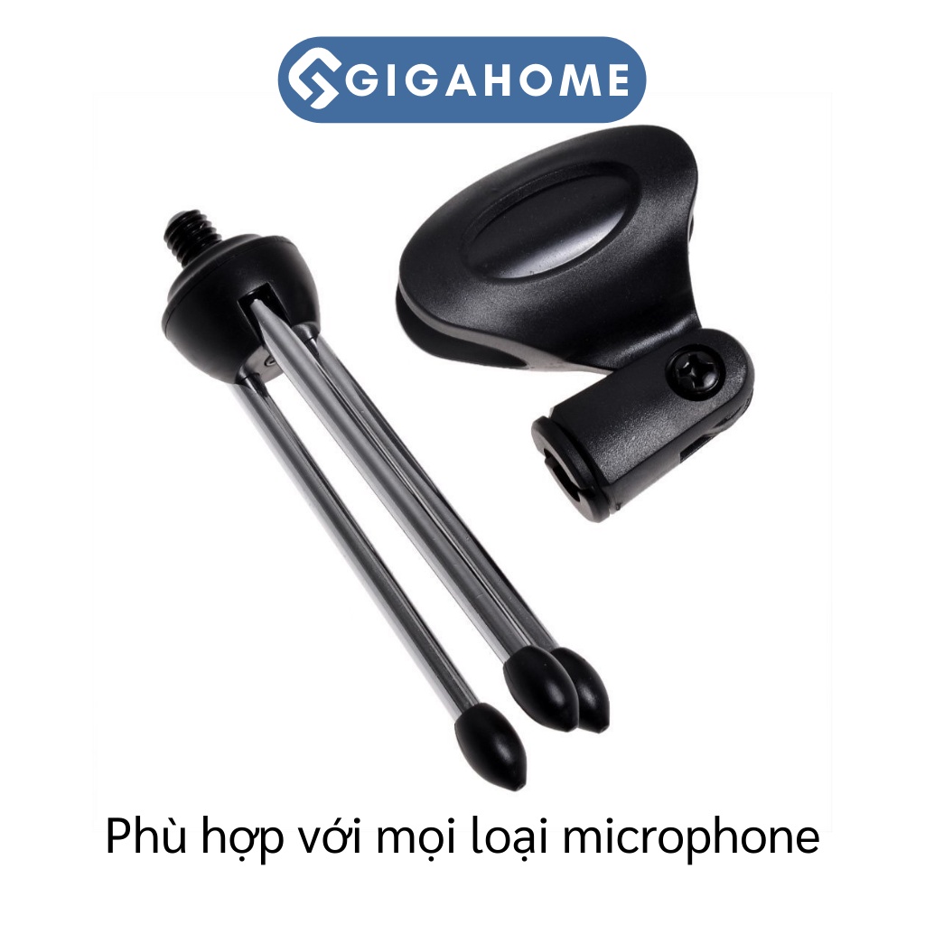 Chân Đế Đỡ Micro GIGAHOME 3 Chân Vũng Chắc, Livestream 9385