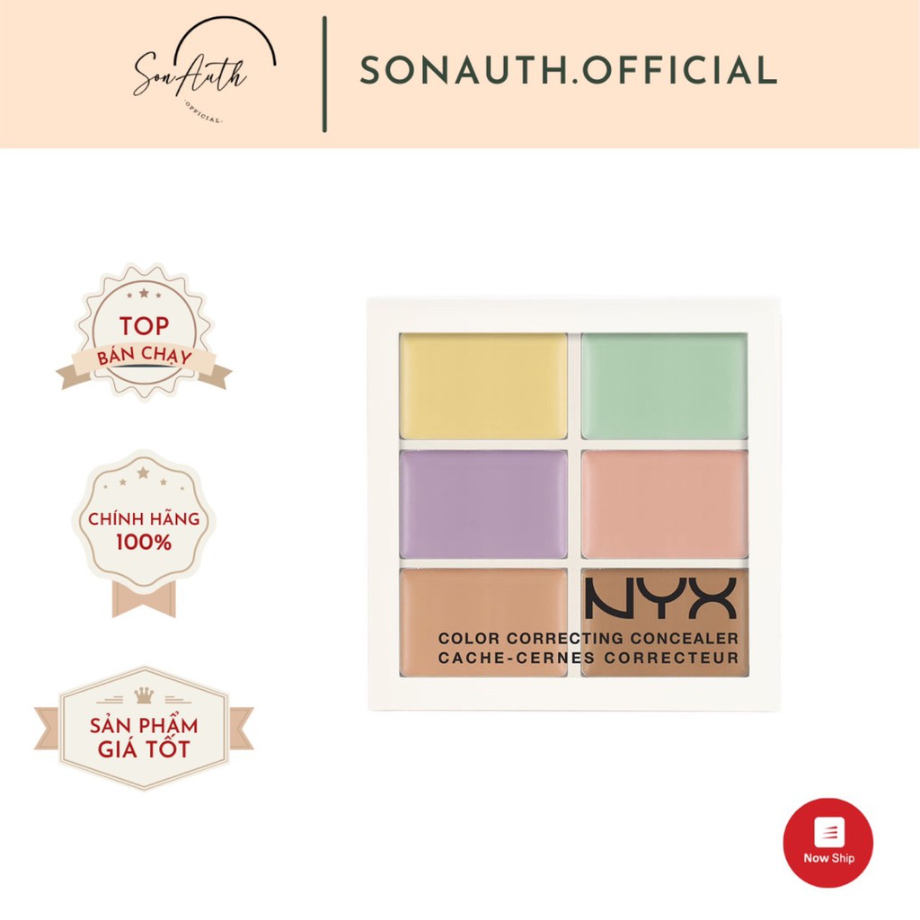 Che khuyết điểm NYX Professional Makeup Color Correcting Concealer Pallete