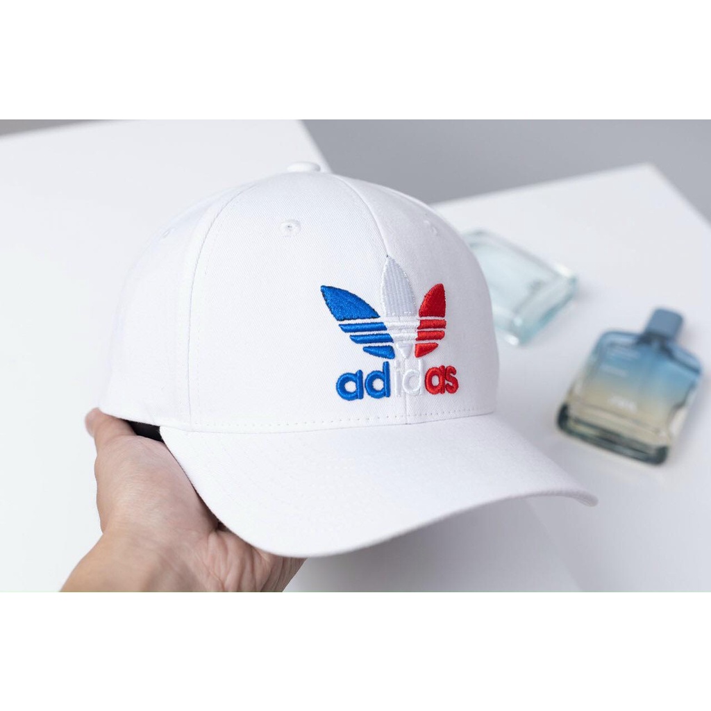Nón kết, mũ lưỡi trai nam nữ Adidas Cờ Pháp màu vải đẹp form chuẩn