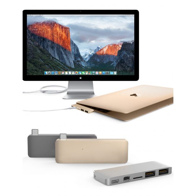 HyperDrive USB Type-C Hub with Mini DisplayPort (for 2016 MacBook Pro & 12″ MacBook)
