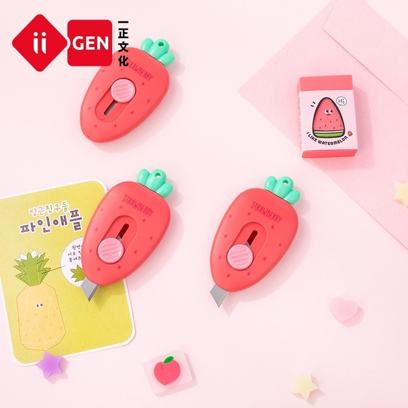 1 Dao rọc giấy mini hình củ cà rốt xinh xắn