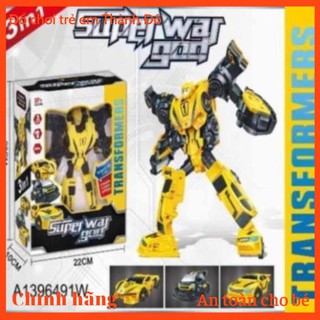 Đồ chơi mô hình robot biến hình 3 xe oto con chạy đà W091032