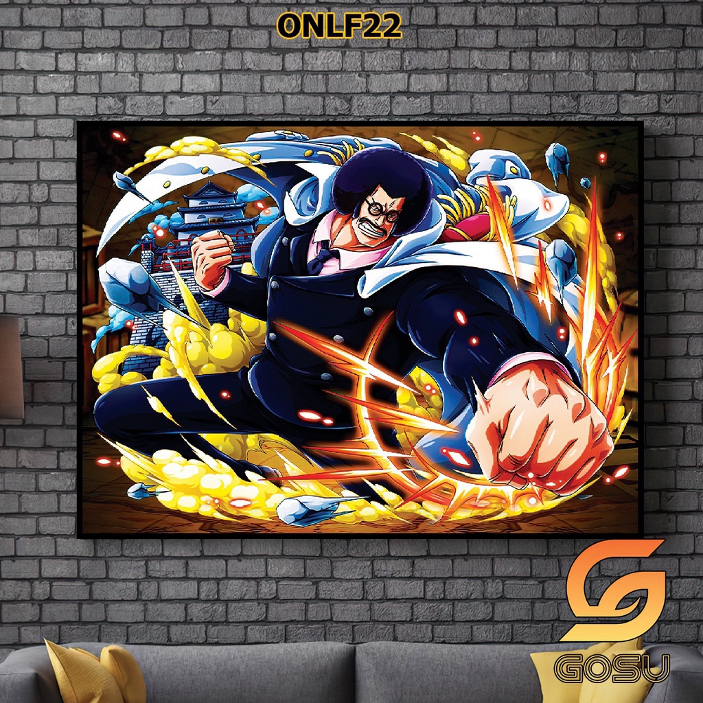 TRANH TREO TƯỜNG ONE PIECE, LUFFY, ZORO TRANG TRÍ PHÒNG NGỦ TẶNG KÈM ĐINH TREO