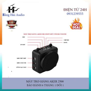 Máy trợ giảng AKER MR 2500( có bluetooth, mic cài tai không dây)