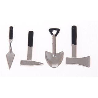 ❤adore 4pcs 1:12 Dollhouse Accessories Tool Handmade DIY Doll House Mini Tools Set craving