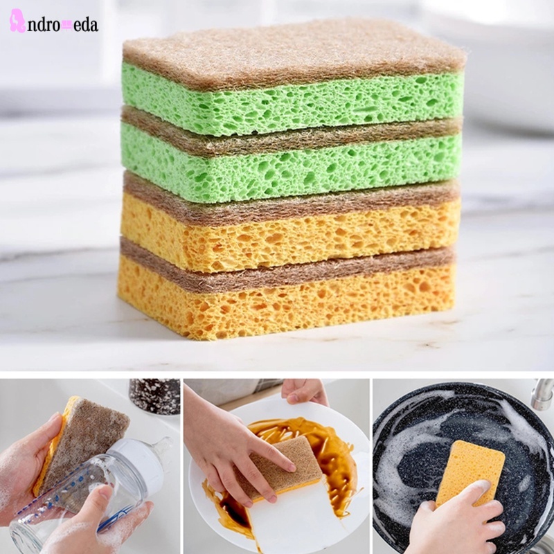 Bọt biển rửa chén bằng gỗ sồi tiện dụng cho nhà bếp
