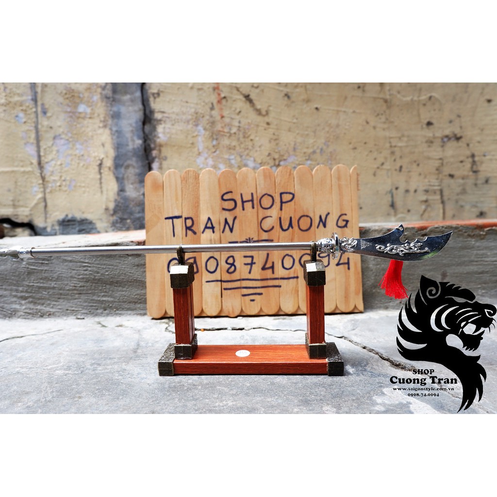 Mô hình móc khóa Thanh long đao