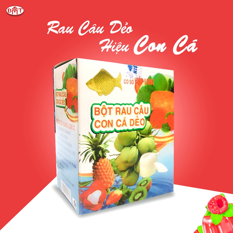 Bột Râu Câu Con Cá Dẻo NGUYÊN HỘP 12 Gói