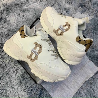 Giày thể thao sneaker nam nữ m.l.b heel chunky