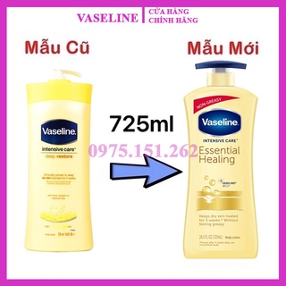 Sữa Dưỡng Thể Vaseline Essential Healing 725ml