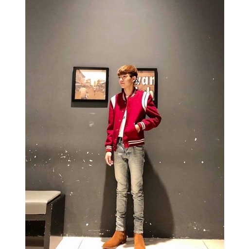 Quần Jeans dáng Skiny rách gối | Indigo Ripped Jean + Khăn bandana | BigBuy360 - bigbuy360.vn