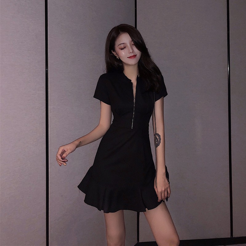 Váy Nữ, Váy Khóa Ngực, Đầm Nữ Kéo Khóa Thời Trang Cao Cấp SIXTEEN. | BigBuy360 - bigbuy360.vn