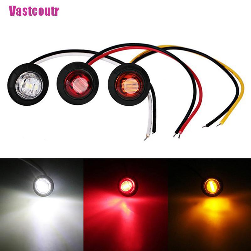 Nút Tròn Mini Gắn Đèn LED Báo Tín Hiệu Cho Xe Hơi Xe Tải