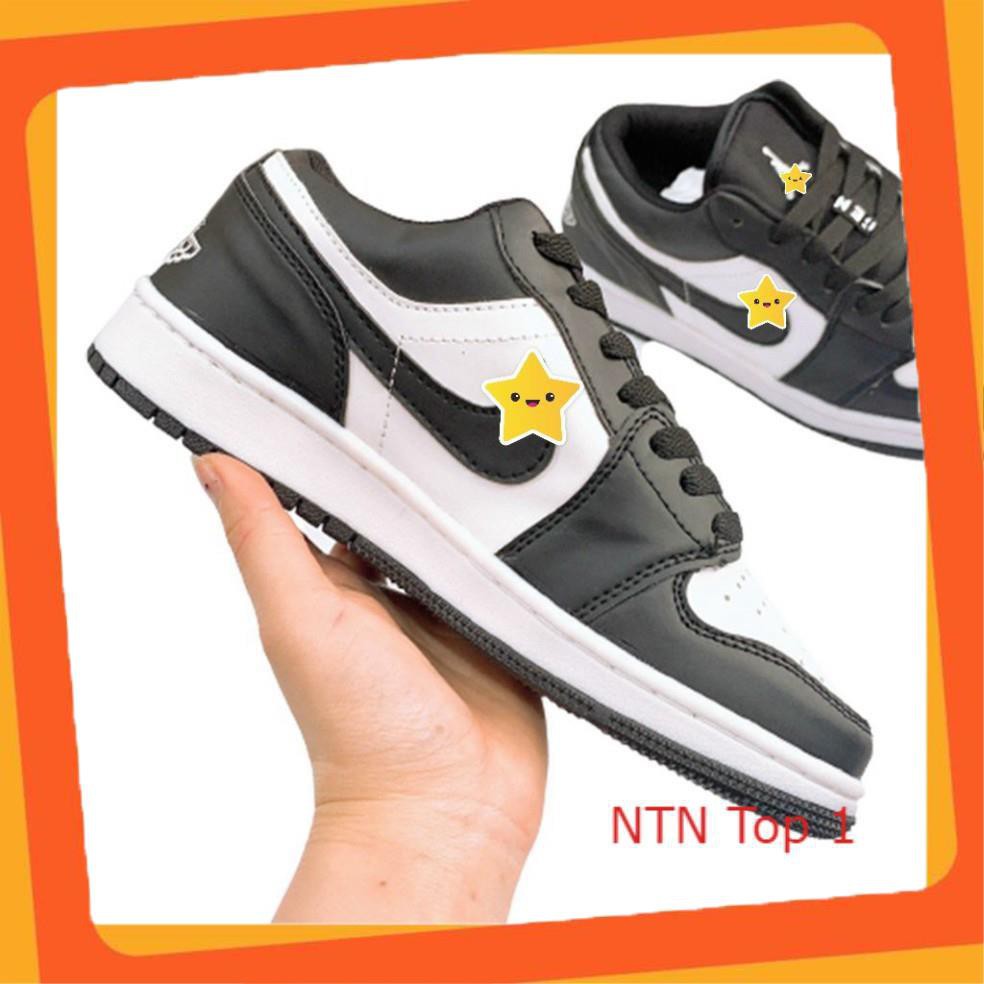 [Mang là Sang] Giày Sneaker Nam Nữ Thể Thao Trắng Viền Đen Cổ Thấp Cao Cấp Chuẩn 2021