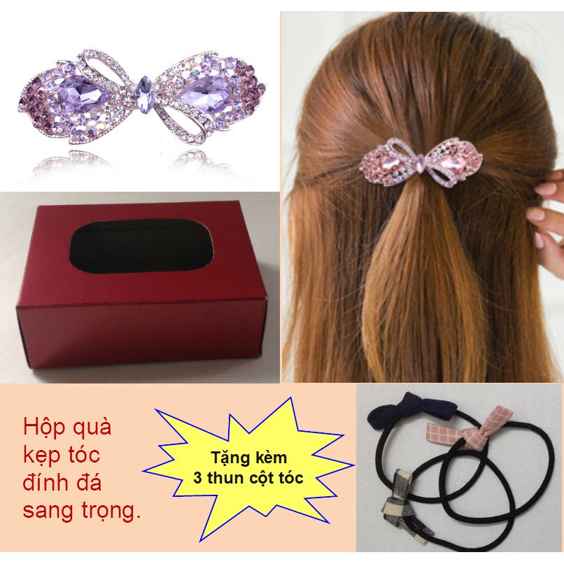 Kẹp tóc đính đá cao cấp