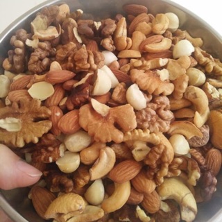 Hạt Tổng hợp macca- óc chó-hạnh nhân- hạt điều 500g