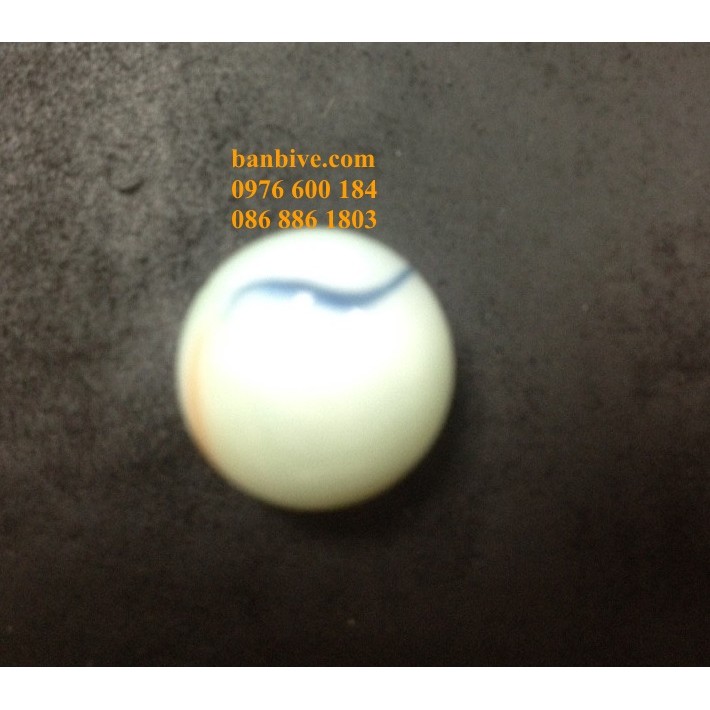 Bi ve - bộ bi ve sứ trắng vân bộ 50 viên