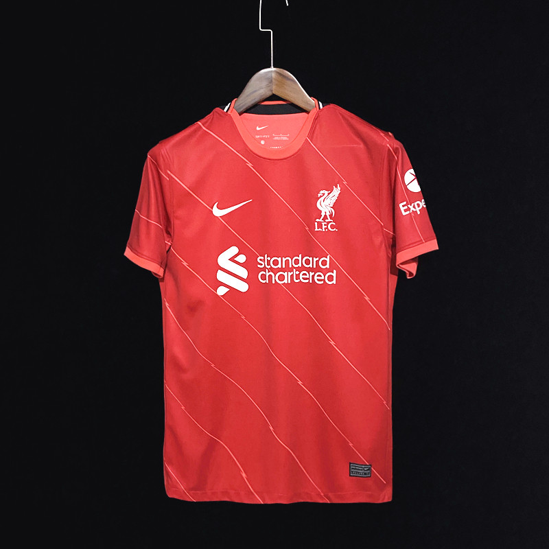 Áo thun cầu thủ bóng đá đội tuyển Liverpool 2021/2022 size S-XXL thời trang