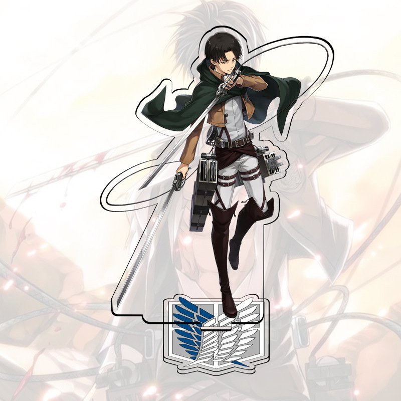 Standee Attack On Titan tượng acrylic standee anime mica chibi trang trí trưng bày mô hình