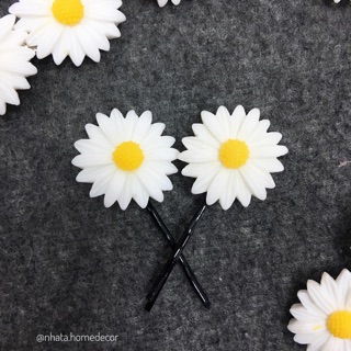 Kẹp tóc Daisy Kẹp tóc hoa Hoa cài tóc Daisy