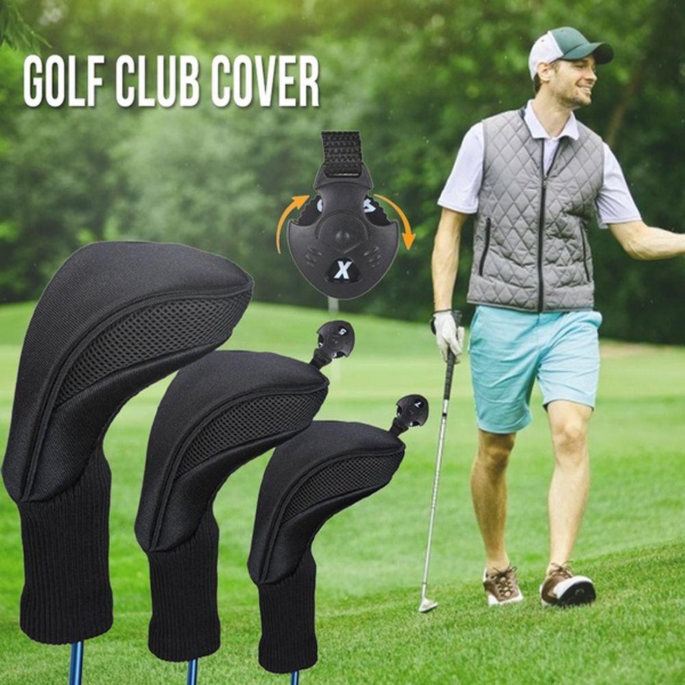 Lưới Bọc Đầu Gậy Đánh Golf 1680D 1 3 5 Fairway Bằng Nylon Đan Cổ Dài