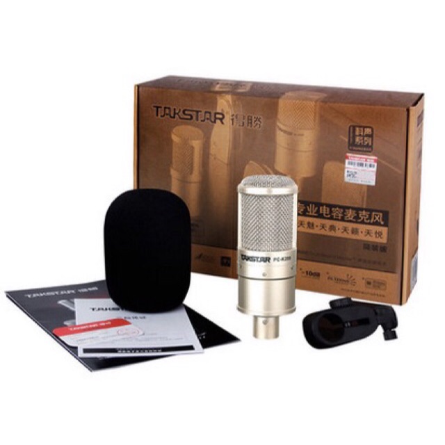 Micro thu âm hát livestream cao cấp Takstar pc-k200 chính hãng