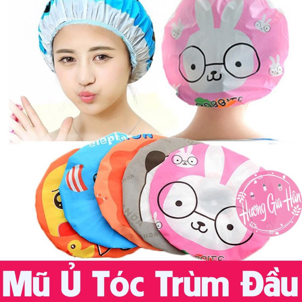 Mũ Ủ Tóc Trùm Đầu Không Thấm Nước - Shop Giao Mẫu Ngẫu Nhiên [Thanh Mai Shop]