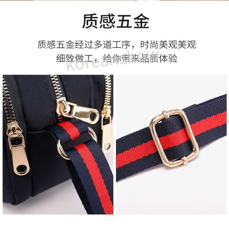 Túi xách nữ Túi đeo chéo Mini màu hồng/đen phong cách Hàn Quốc thời trang cho nữ-75