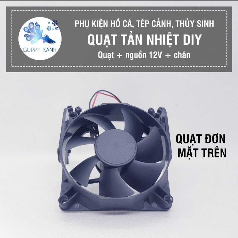Quạt tản nhiệt cho hồ thủy sinh, hồ cá, quạt làm mát hồ thủy sinh đơn đôi