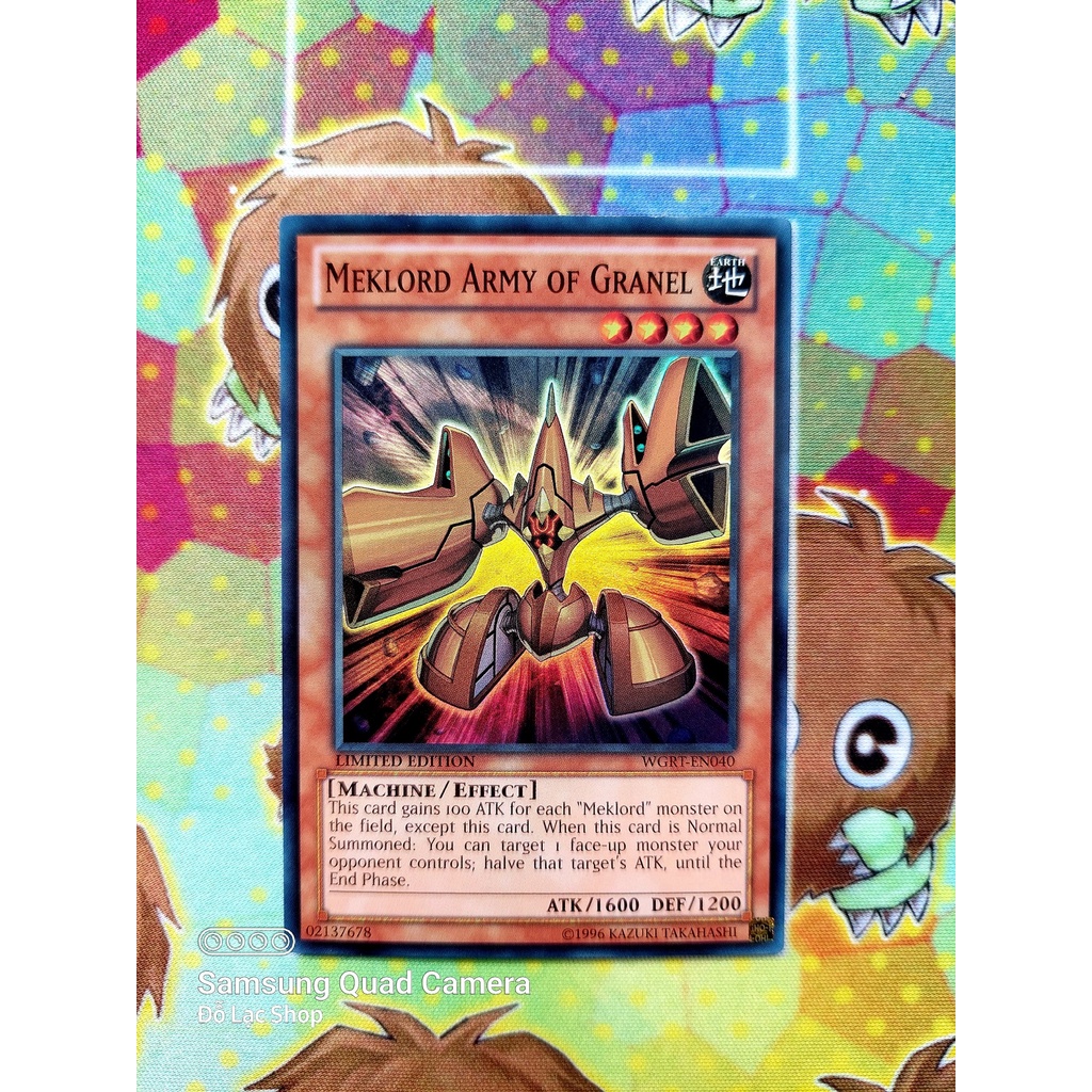 [ Đỗ Lạc Shop ] Thẻ Bài Yugioh Monster Meklord Army of Granel - WGRT-EN040 - Super Rare