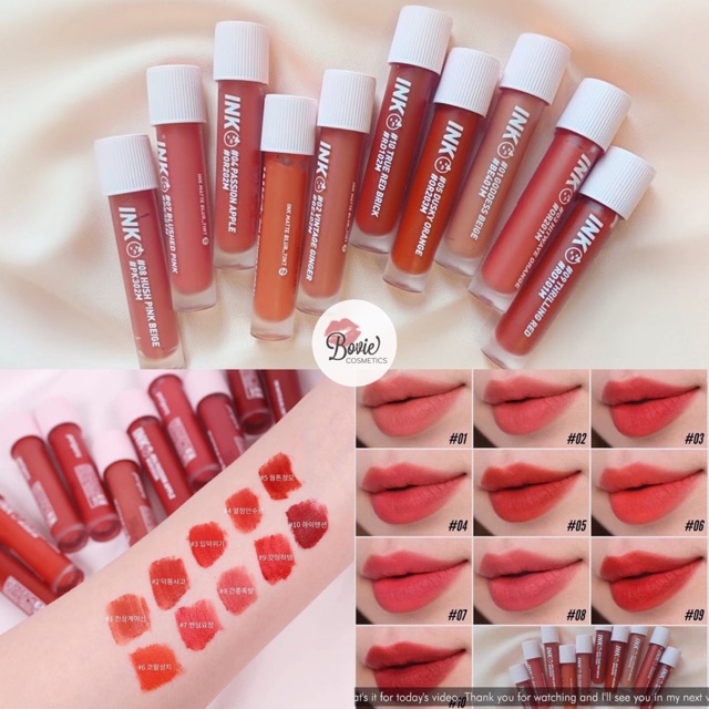 ( Sẵn 16 17 ) Son kem Peripera Ink Matte Blur Tint New 2019 | Thế Giới Skin Care