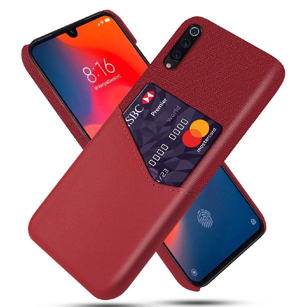 Xiaomi Mi 9 Mi 9 Pro Lite 8 Lite Pro 8 SE Case Luxury Leather Fabric Card Slot Shockproof Business Wallet Thin Cover