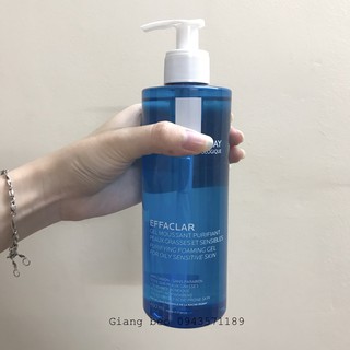 Sữa Rửa Mặt LRP Effaclar Purifying Foaming Gel 400ml (Đủ Bill Pháp)
