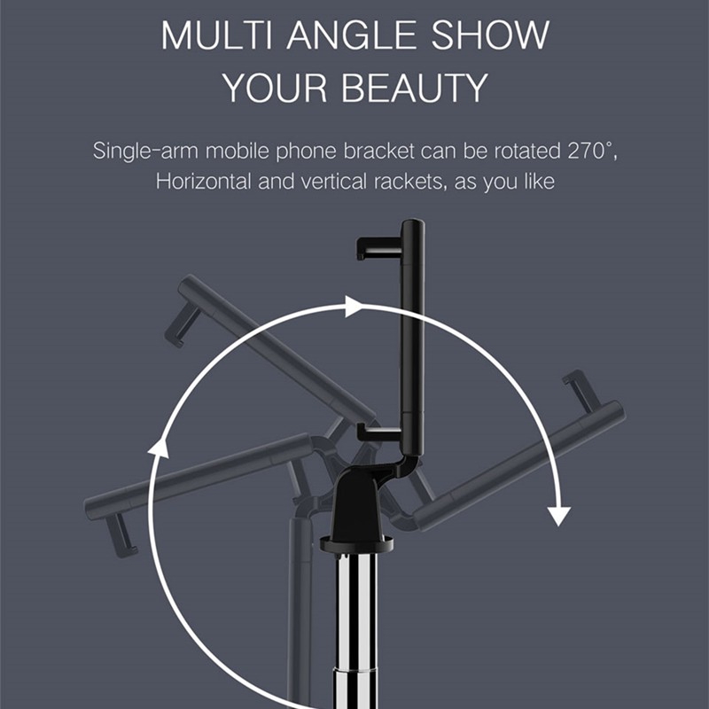 Gậy chụp ảnh tự động Bluetooth không dây 3 trong 1 dành cho iphone / Android / Huawei Có thể gập lại cầm tay Monepad Shutter Remote Chân mở rộng mini BPTZ4 | BigBuy360 - bigbuy360.vn