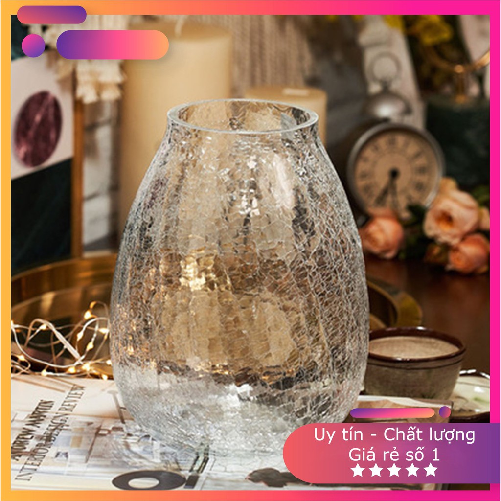 Lọ Hoa Men Thủy Tinh Mẫu Siêu Đẹp
