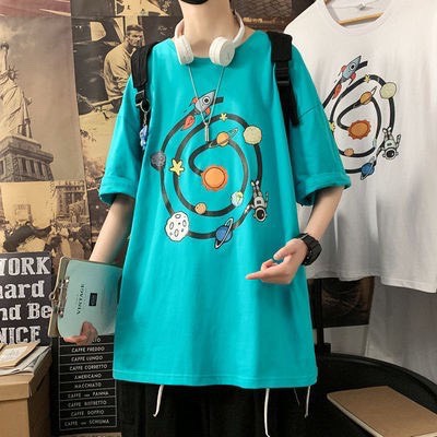 Áo phông nam nữ tay lỡ unisex áo thun dáng rộng cổ tròn phong cách hàn quốc,chất vải cotton mát co giãn, dày dặn