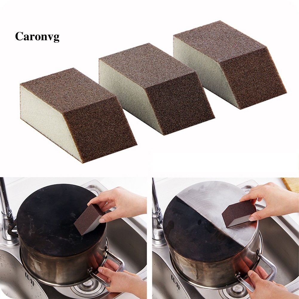 Miếng Bọt Biển Silicon Cacbua Loại Bỏ Rỉ Sét Linh Hoạt Tiện Lợi Dành Cho Nồi Chảo