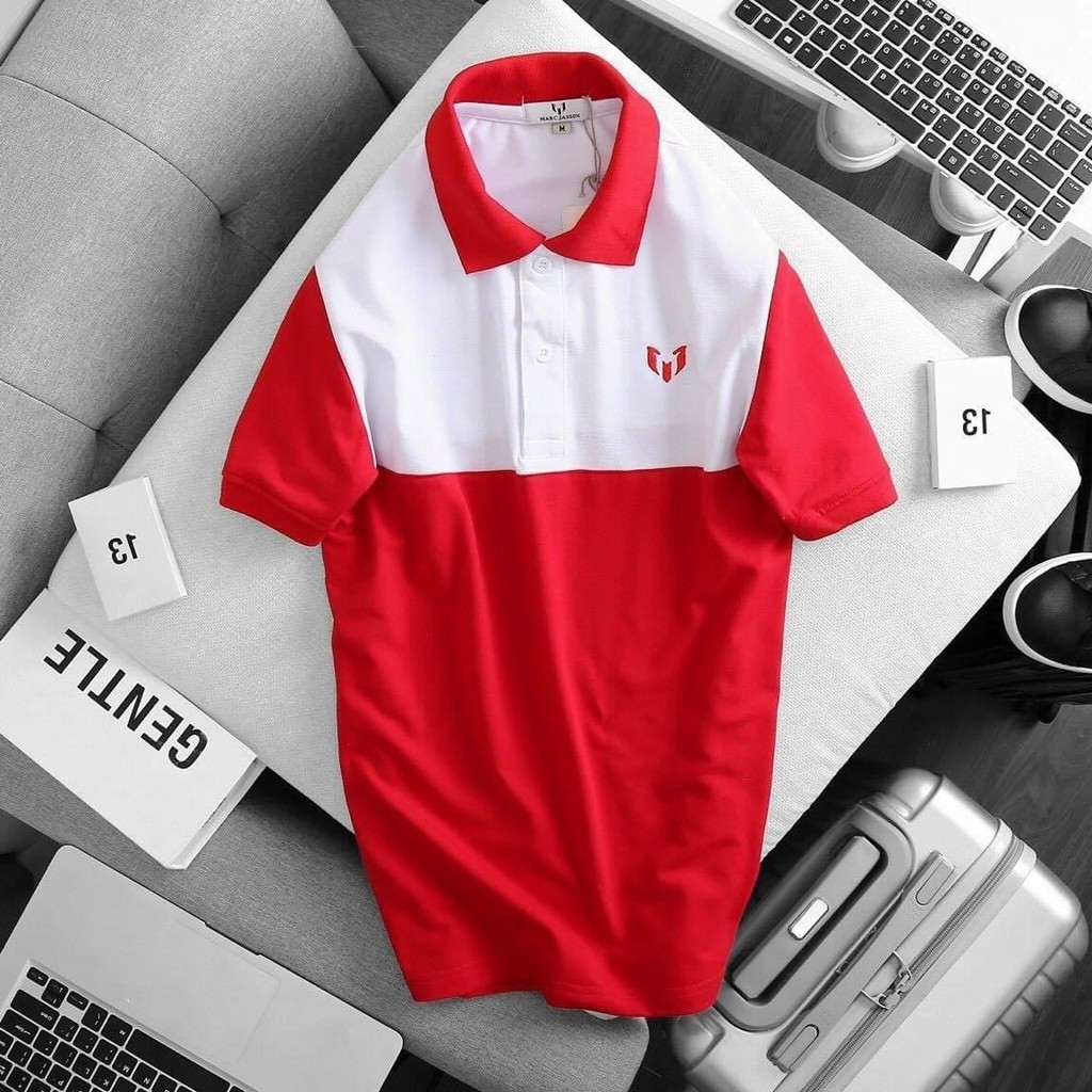 Áo Thun Polo Nam Có Cổ, Tay Ngắn MARJ666 - Chất Liệu Cotton Cá Sấu 100%, Form Suông Basic Thoáng Mát, Thoải Mái.